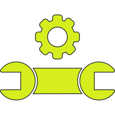 dişli vektör simgesi düzenlenebilir