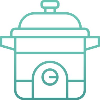 Mutfak. Web simgesi basit illüstrasyon