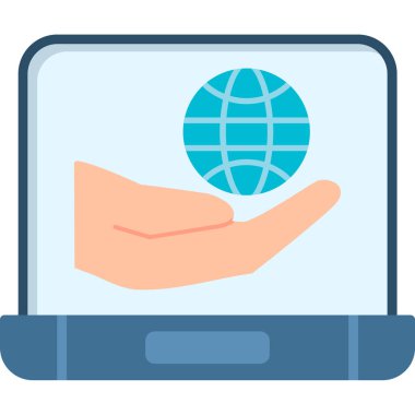 internet web vektör simgesi