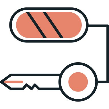 Araba anahtarı. Web simgesi