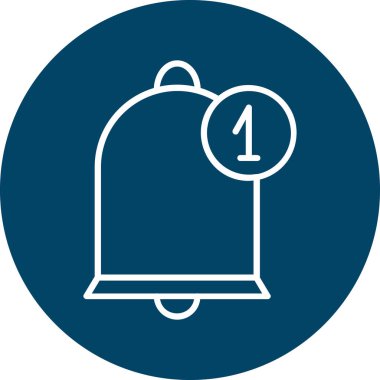 Posta kutusu simgesi soyut arkaplanda izole edildi