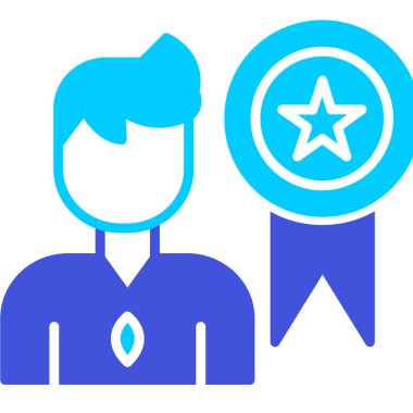 Yıldızlı bir yıldızın vektör çizimi