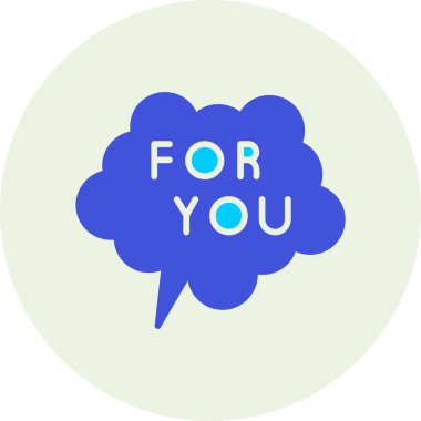 Düz biçimdeki ileti baloncuğu simgesi olabilirsiniz