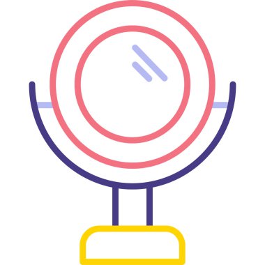 mikrofon simgesi, vektör illüstrasyonu