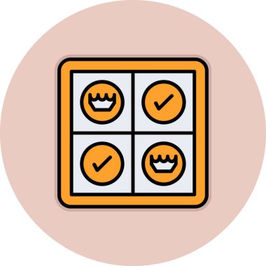 Bir oyun simgesinin vektör illüstrasyonu