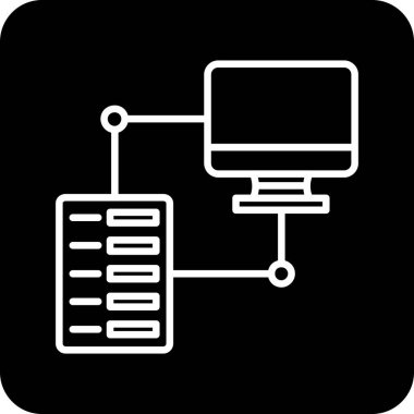 seo modern simgesinin vektör illüstrasyonu