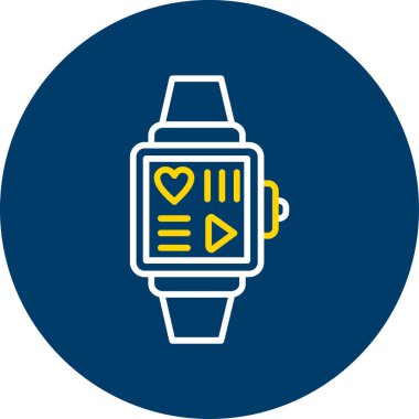 Akıllı çocuk. Web simgesi basit illüstrasyon