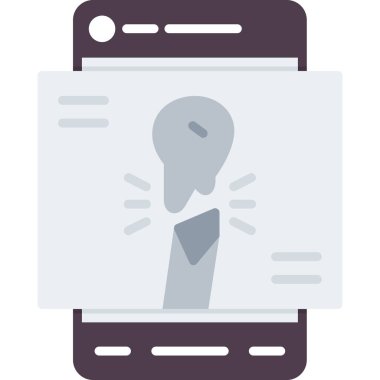 Telefon simgesi vektör illüstrasyonu