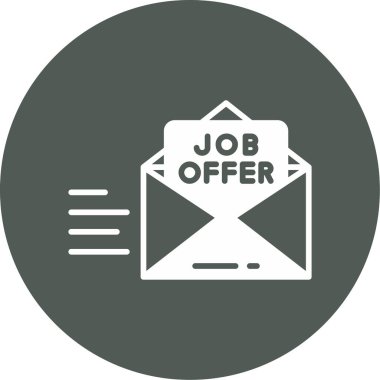 İş etiketi simgesinin vektör illüstrasyonu