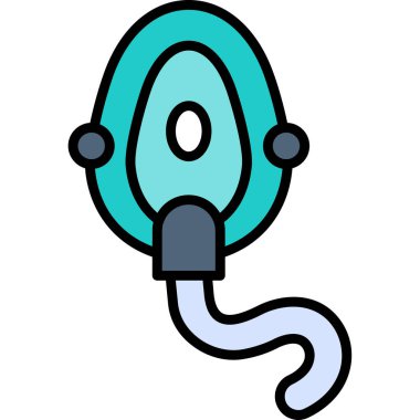 Kulaklık ikonu. Web için kulaklık vektör sembolünün özet çizimi