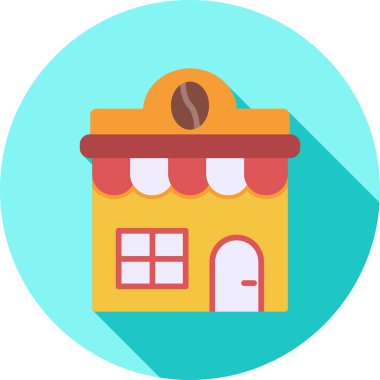 ev düz vektör simgesi