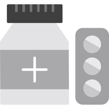 Modern tıp ikonunun vektör illüstrasyonu