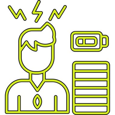 İş yönetimi kategorisinde çağrı merkezi yönetici simgesi