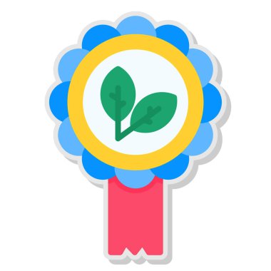 Bitki. Web simgesi basit illüstrasyon