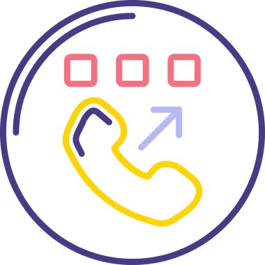 Telefon var. Basit resimleme