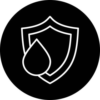 Koruma simgesi, vektör illüstrasyonu