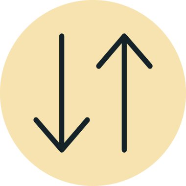 ok simgesi vektör illüstrasyonu