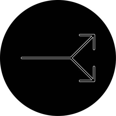 ok simgesi vektör illüstrasyonu