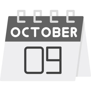 Takvim simgesi, vektör çizimi