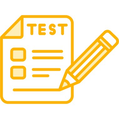 Deneme. Web simgesi basit tasarım