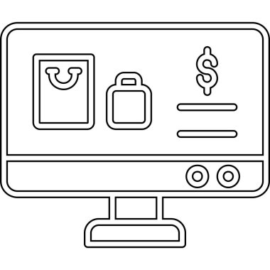 Bilgisayar ve kredi kartlı alışveriş arabası