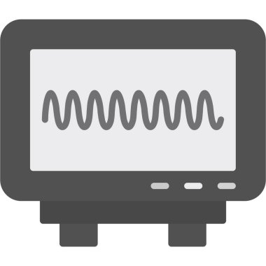 Tek bir elektrik simgesinin vektör illüstrasyonu