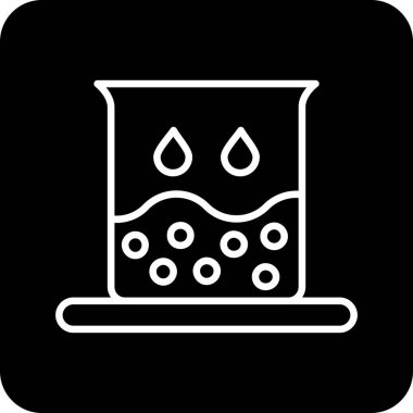 Su. Web simgesi basit illüstrasyon