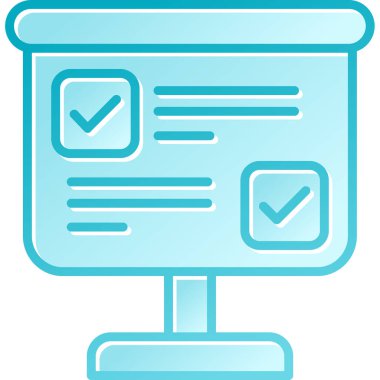 kontrol listesi simgesi vektör illüstrasyonu