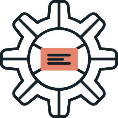 ayar dişli simgesi doldurulmuş - taslak biçiminde ayarlanıyor