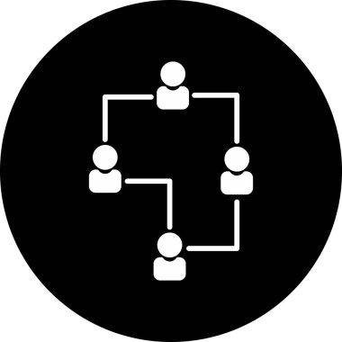 İş simgesinin vektör illüstrasyonu