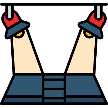 İp. Web simgesi basit illüstrasyon