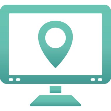 konum haritası pin simgesi