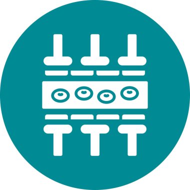 Bir b eksikliği simgesinin vektör çizimi