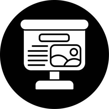 seo modern simgesinin vektör illüstrasyonu