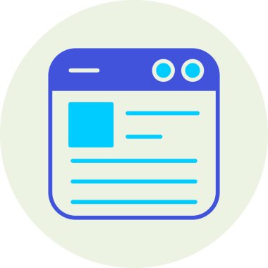 Pano simgesi, vektör illüstrasyonu