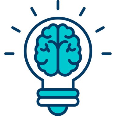 Beyin fikri taslak biçiminde yaratıcı simge