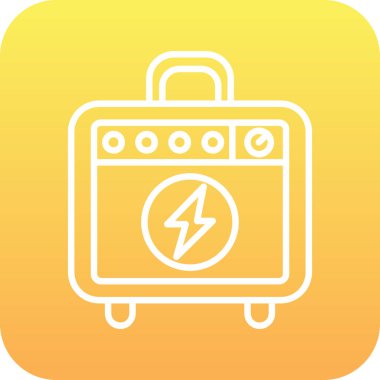 pil vektör simgesi. Beyaz arkaplanda ve herhangi bir web tasarımında izole edilmiş basit vektör illüstrasyonu