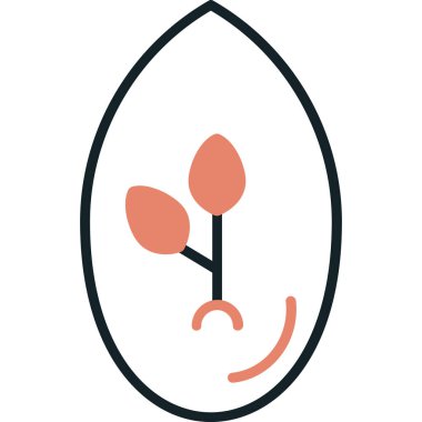 Şirin bir çiçeğin vektör çizimi