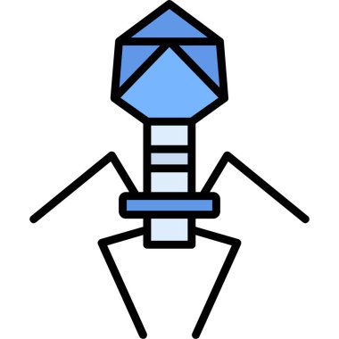Böcek. Web simgesi basit illüstrasyon