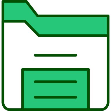 Belge. Web simgesi basit illüstrasyon