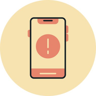 mobil simge modern vektör illüstrasyonu