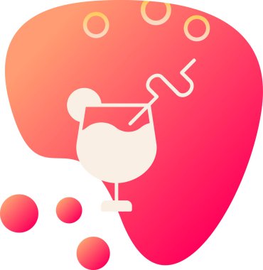 alkol yassı alkol ikonu