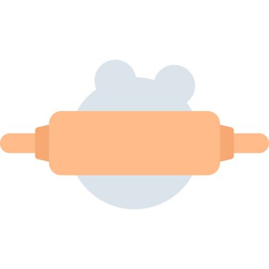 yiyecek düz vektör simgesi