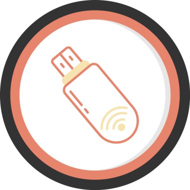 Moda biçimi izole edilmiş arkaplanda wifi simgesi