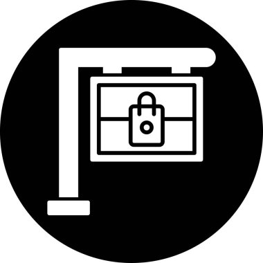 Internet güvenlik simge vektör çizim