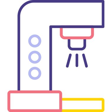 Boya. Web simgesi basit illüstrasyon