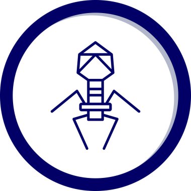 Örümcek. Web simgesi vektör illüstrasyonu