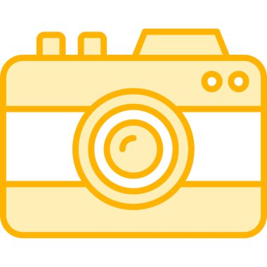 Kamera. Web simgesi basit illüstrasyon