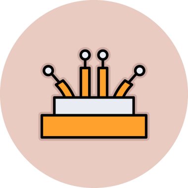 Bir b eksikliği simgesinin vektör çizimi