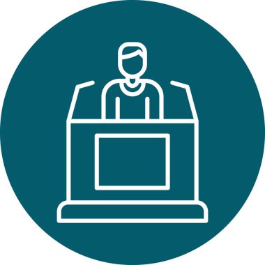 Modern b 'nin vektör illüstrasyonu ofis simgesinden yoksun